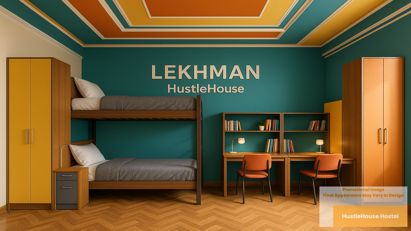 LEKHMAN HustleHouse-Hostel-Room