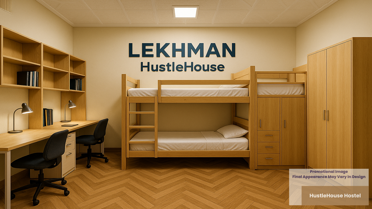 HustleHouse - Hostel Room